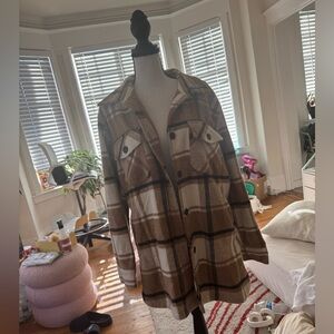 Thread & Supply Plaid Coat